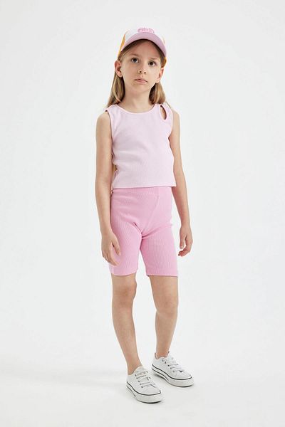 DeFacto Girl's Biker Ribbed Camisole Tights C6570A824SM