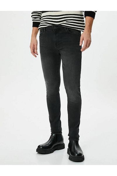 Koton Men's Jean Pants 4Wam40391Nd - Koton, Anthracite