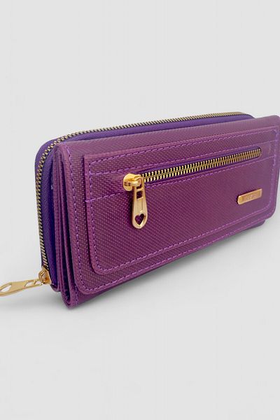 Lederax Women's Faux Leather Hand Wallet with Phone Compartment