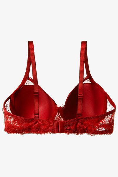 koza iç giyim Women's Tulle Detailed Unpadded Recovery Minimizer Bra
