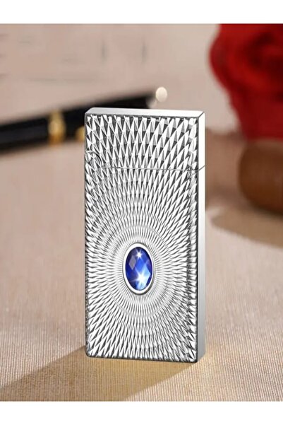 HK GİFT SHOP Metal şanslı taş parlak ses doldurulabilir taşlama diski çakmak