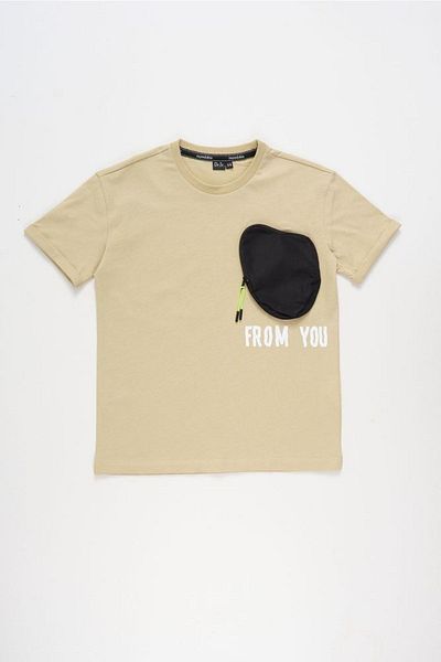 Doctor junior Tricou oversize pentru băiat, bej