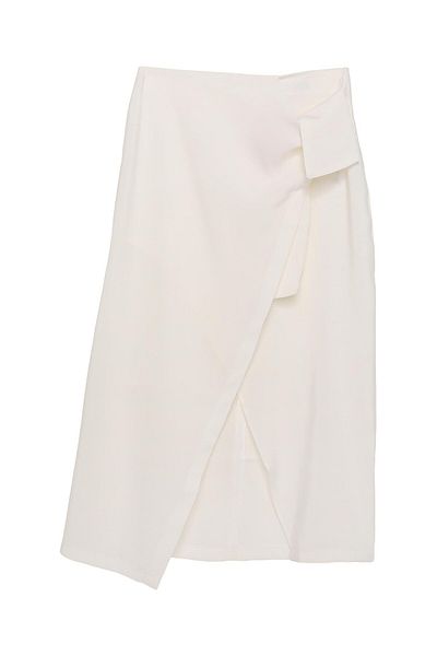 Quzu Tie-Up Wrap Skirt