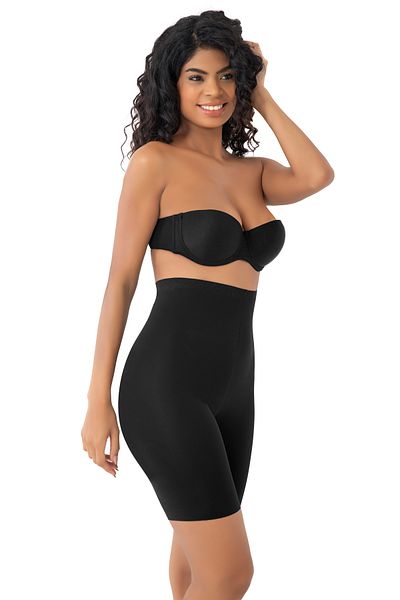 BANEGA Laser Cut High Waist Slimming - Black Corset with Anti-Slip Band
