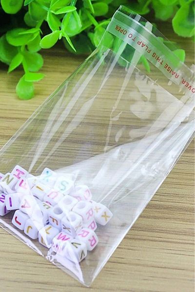 Emtory 100 Pieces of Adhesive Transparent Gelatin Bag - 10x15 Tapes (USEWAY 10X10)
