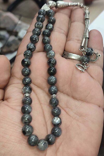 TAŞÇIZADE سبحة صلاة من الحجر الطبيعي بالطيف الطبيعي مقاس 8 مم