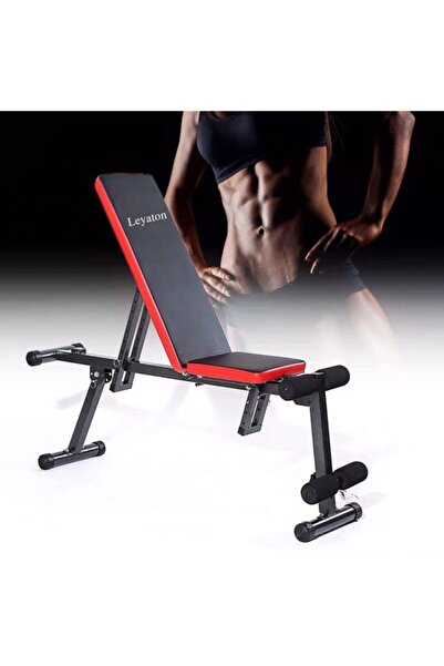 Leyaton Prime Egzersiz Mekik Ağırlık Bench Sehpası Katlanabilir Ayarlanabilir