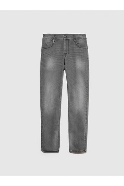 Sisley Μαύρο Skinny Fit τζιν παντελόνι - Ανδρικό, Μικτό βαμβάκι, Εφέ πλύσης