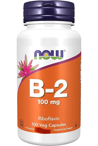 Now Foods Витамин B-2 100мг 100 капсули