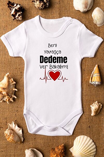 Overoz اسمحوا لي بلطف للجد بدلة أطفال قطنية مطبوعة - بأكمام قصيرة وأزرار كبس ...