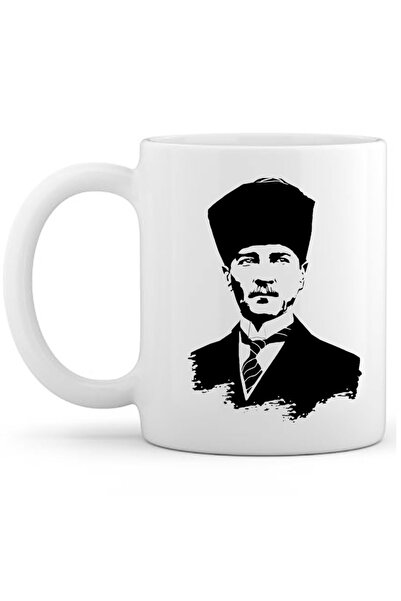 OXVİN كوب هدية موقعة من أتاتورك بمناسبة عيد ميلاد 10 نوفمبر 23 أبريل، كوب قهو...
