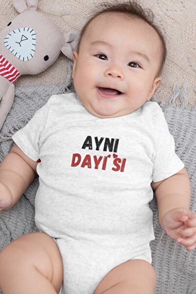 Overoz Organic 100% Cotton - Written Short Sleeve Baby Bodysuit 5570