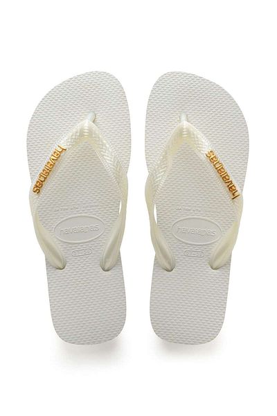 Havaianas Παντόφλες με λευκό μεταλλικό λογότυπο - 4127244 -0001