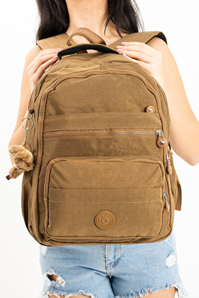 Çanta Trend Εξαιρετικά ελαφρύ αδιάβροχο σχολικό σακίδιο πλάτης - με μεγάλο όγκο και δώρο μαϊμού