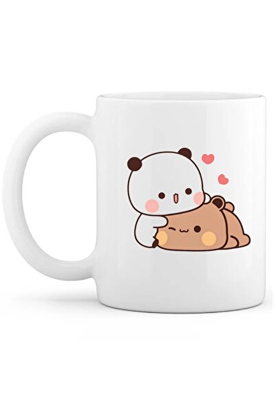 OXVİN Tekli Hediye Kupa Dudububu Çift Taraf Baskılı (ARKALI-ÖNLÜ) Bubududu Özel Kahve Bardağı (PORSELEN)