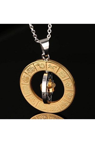 Viking Stainless Steel Constellation Scandinavian Unisex Necklace 55 cm