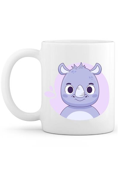 OXVİN كوب قهوة خاص مطبوع من Gergadan (فردي) بورسلين