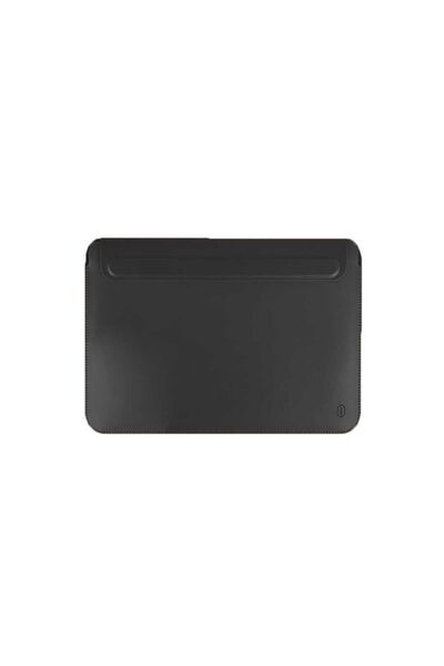 WIWU Macbook Pro 14.2 2023 A2779 Uyumlu Skin Pro Çanta & Stand & Kılıf Pu Deri Mıknatıslı Kılıf