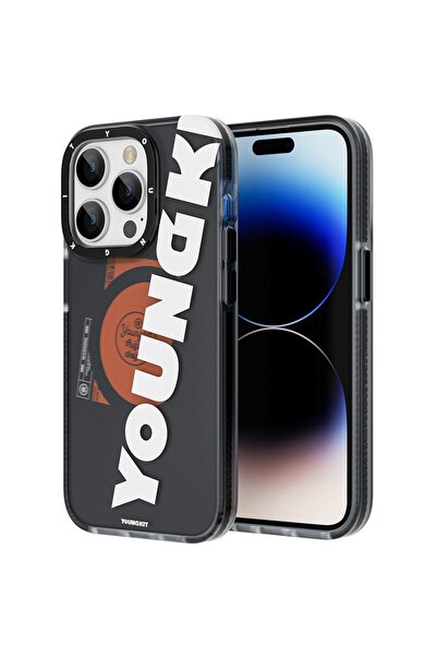 Youngkit Iphone 14 Pro Max Uyumlu Kılıf Magsafe Şarj Özellikli Binfen Serisi Yazı Temalı Kapak