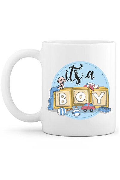 OXVİN إنها فنجان قهوة مقاس A بطباعة خاصة (مفرد) من البورسلين