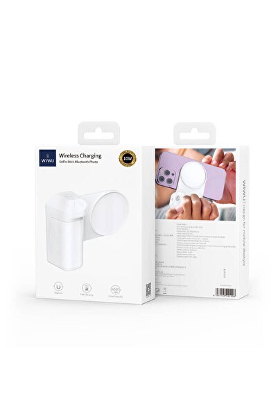 WIWU Wireless Şarj ve Bluetooth Selfie Özellikli Kamera Tutamaçlı Powerbank W...