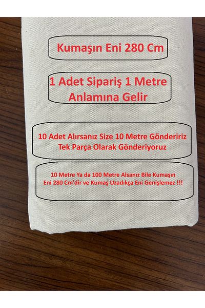 Zeren Home Ταπετσαρία Cotton Gabardine - Sunshade Linen Fabric 100cm x 280cm