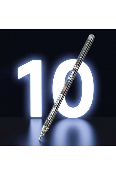 WIWU Palm-Rejection Touch Drawing Pen Wiwu Pencil W Pro Transparent Appearance with Digital LED Indicator