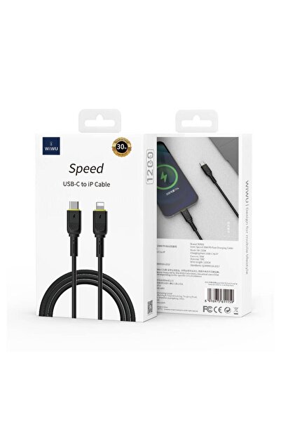 WIWU iPhone Uyumlu Şarj Kablosu  Wi-C034 Type-C to Lightning PD Kablo 30W 120...
