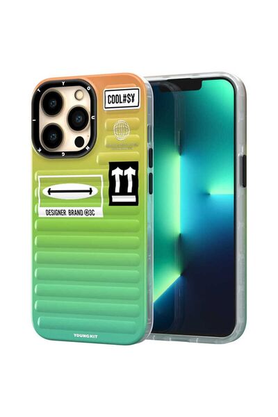 Youngkit iPhone 14 Pro Max Uyumlu Kılıf YoungKit The Secret Color Serisi Kapak