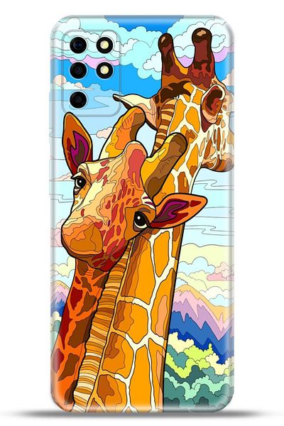 cupcase Reeder S19 Max Case Flexible Silicone Camera Protection 4K Patterned Design - Giraffe Body
