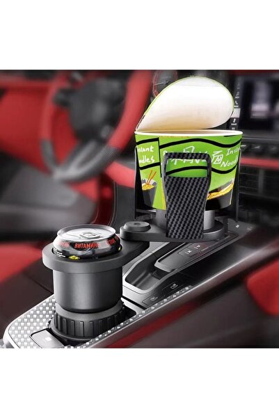 Go-Des Araba İçi 2 in 1 Çok Fonksiyonlu Araç İçi Bardak Tutucu Go Des GD-HD565