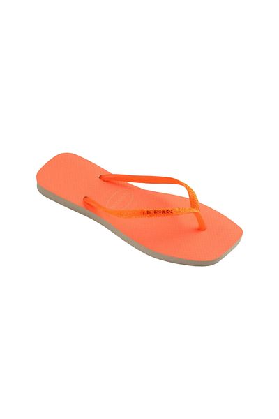Havaianas Neon Orange Glitter Women's Slippers - 4148927 -9897