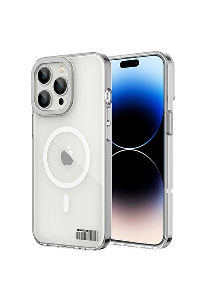 Youngkit Iphone 13 Pro Uyumlu Kılıf Magsafe Şarj Özellikli Coloured Glaze Serisi Kapak