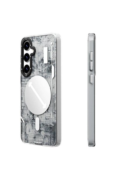 Youngkit Galaxy S24 Uyumlu Kılıf Magsafe Şarj Özellikli YoungKit Technology S...