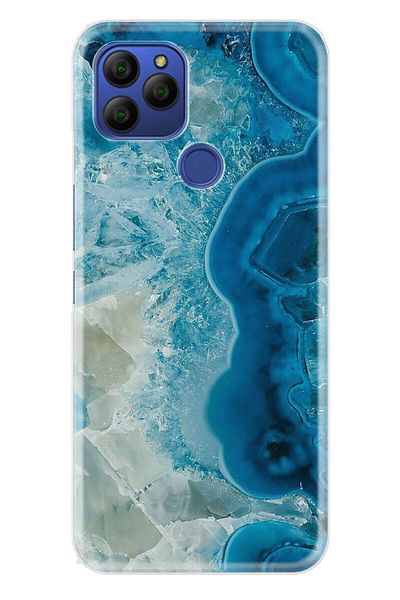 cupcase حامل بطاقات جلدي بشريط 3M لهاتف P20 P30 P40 Lite Pro Y5p Y6p Y8p Y7 Y9 - وجه مبتسم