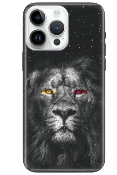 cupcase Apple Iphone 14 Pro Max Kılıf Esnek Silikon Kapak 4k Desenli Özel Tas...