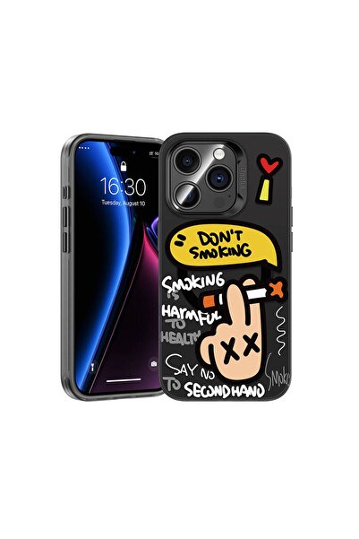 Benks iPhone 15 Pro Max Uyumlu Kılıf Magsafe Şarj Özellikli Benks No Smoking ...