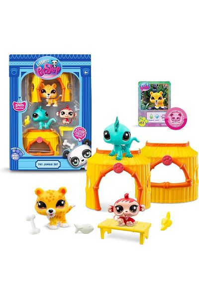 Littlest Pet Shop LPS Minis Littlest Pet Shop - Forest Themed 3-Piece Figure Set