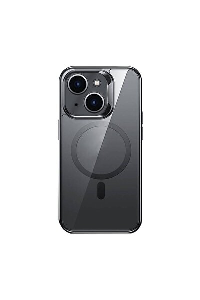 Benks iPhone 14 Uyumlu Kılıf Magsafe Şarj Özellikli Cam Yüzey Benks Electropl...