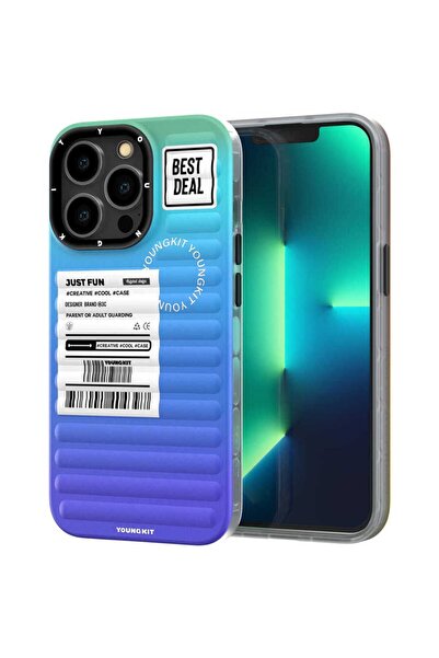 Youngkit iPhone 14 Pro Max Uyumlu Kılıf YoungKit The Secret Color Serisi Kapak