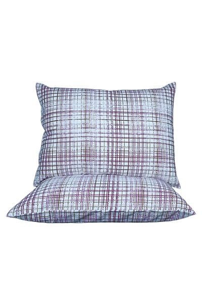 femmhome 2 Pieces 50x70 Cm SNV013-14 - Basic Cotton Colorful Pillow Case