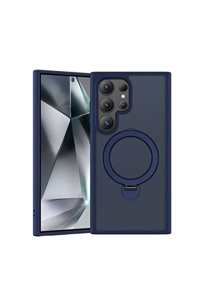 Benks Galaxy S24 Ultra Uyumlu Kılıf Magsafe Şarj Özellikli Benks Standlı Mist...