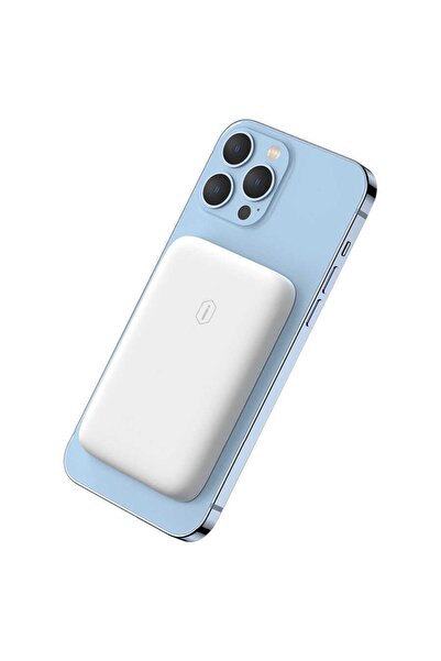 WIWU Sc5000a 5000 Mah Magsafe Powerbank 15w Kick Standlı Kablosuz Magnetik Hızlı Şarj Cihazı