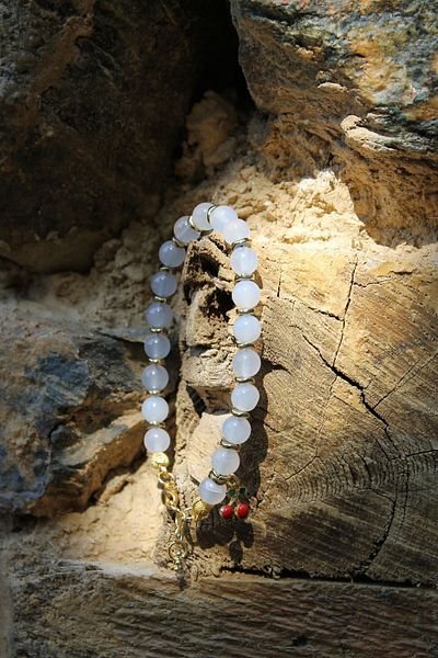 Esre Doğaltaş Takı Special Colored Agate Anklet Cherry Accessory