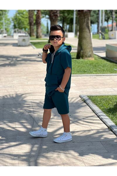 ixoskids club Летен рипсиран къс панталон за момче Minah- 07120013