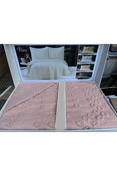 TUTUYA TEXTIL 3 Piece Bearded Bedspread - Dowry Daily Use