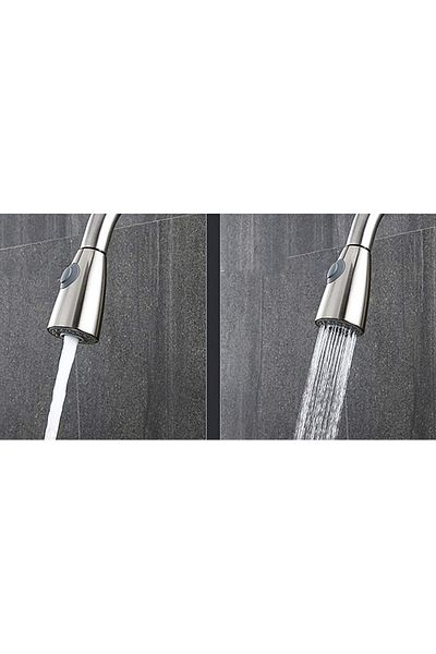 yapıtaşı Yt247 Elif Spiral Kitchen Sink Faucet with Hand Shower 2 Functions