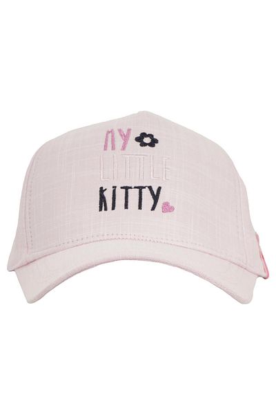 MİNİKO KİDS Girl's 4-8 Years Old Cotton Hat - KITTI Y24240-10