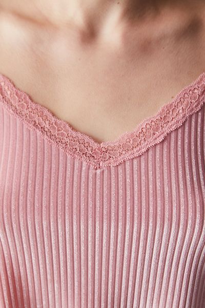 Penti Aurora Velvet Pink Tank Top