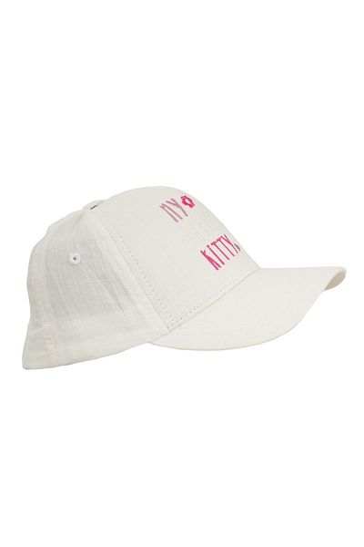 MİNİKO KİDS Girl's 4-8 Years Old Cotton Hat - KITTI Y24240-10